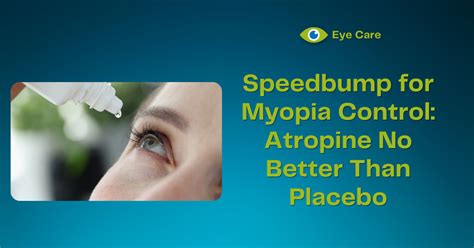 Myopia Control Low Concentration Atropine Unlikely To Help Anderson