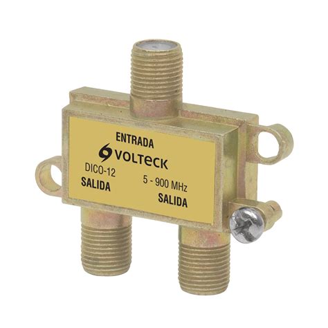 Divisor Coaxial De 1 Entrada Y 2 Salidas Volteck Grupo Caramu