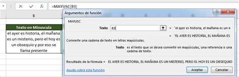 Como Convertir Texto En May Scula O Min Scula En Excel Funciones