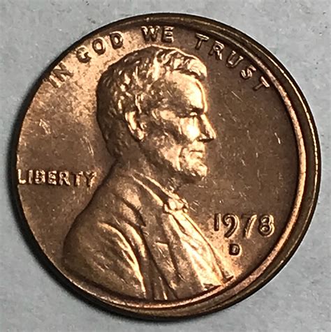 Error D Lincoln Cent Off Center Strike Nice Denver Mint Error