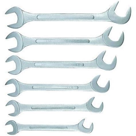 6 Piece Double Open End Ended Off Set Offset Wrench Set Sae Jumbo Large Size For Sale Online Ebay