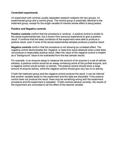 What Is A Positive Control 3