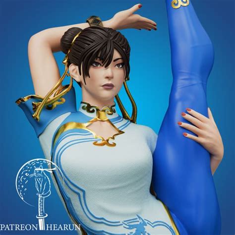 Chun Li Street Fighter SFW And Bikini Versions Ready For D Printing D File For D Printing