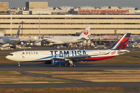 N411DX Delta Air Lines Airbus A330 941 Team USA Livery Flickr