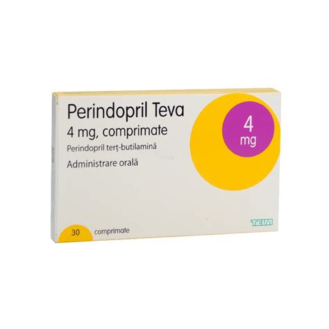 Perindopril Teva 4 M 30 Comprimate Catena Preturi Mici