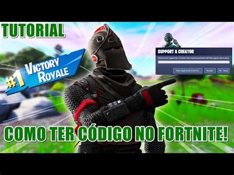 COMO SE TORNAR UM APOIADOR NO FORTNITE 2019 CÓDIGO NA LOJA