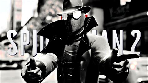 Marvel S Spider Man Ps Into The Spider Verse Noir Suit Free Roam