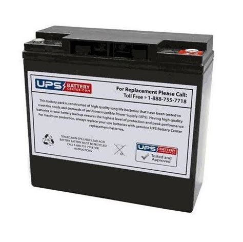 Vision 6FM17 X 12V 17Ah Battery With M5 Insert Terminals