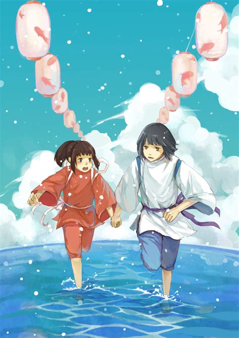 Chihiro And Haku Spirited Away Fan Art Fanpop