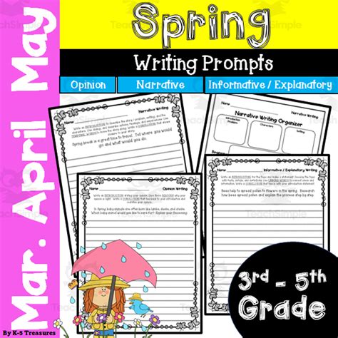 Spring Narrative Writing Spring Opinion Writing And Spring