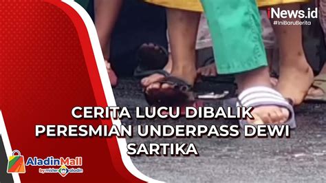 Momen Lucu Dibalik Peresmian Underpass Dewi Sartika Depok Yang