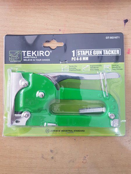 Jual Tekiro Staples Gun Tacker Hekter Tembak 4 8mm Di Lapak Sinar