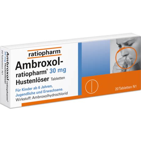 Ambroxol Ratiopharm Mg Hustenl Ser Tabletten Ratiopharm Gmbh