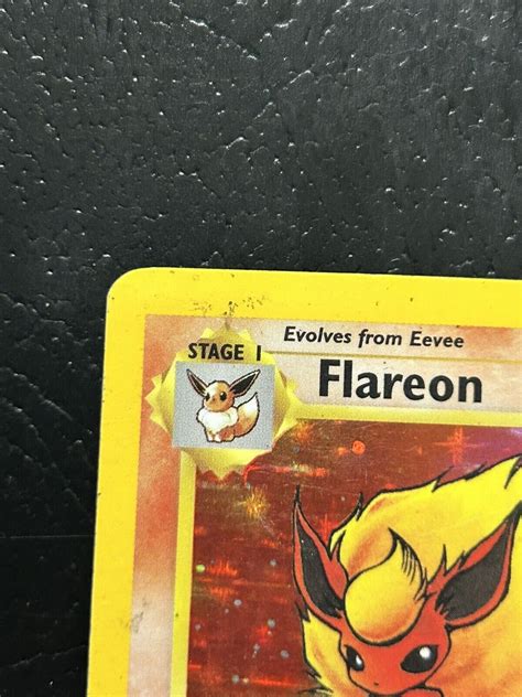 St Edition Flareon Jungle Holo Rare Pokemon Card Ebay