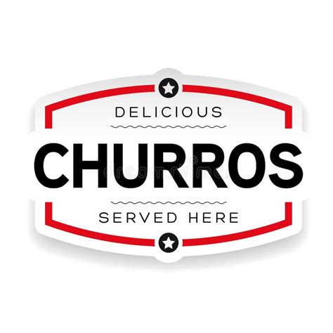 Churros Logo Isolated On White Background For Your Web, Mobile A Stock ...