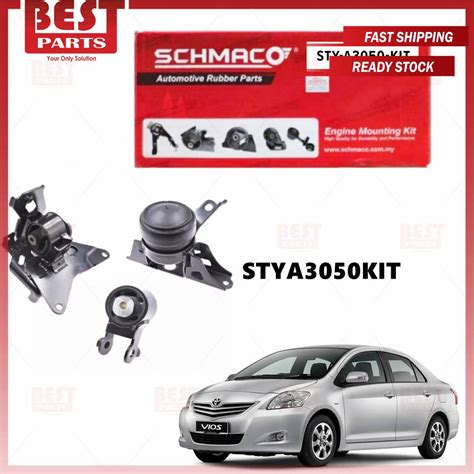 Schmaco Engine Mounting Set Toyota Vios Ncp Eng Mtg