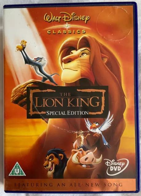 Disney S The Lion King Dvd Disc Special Edition Picclick Uk