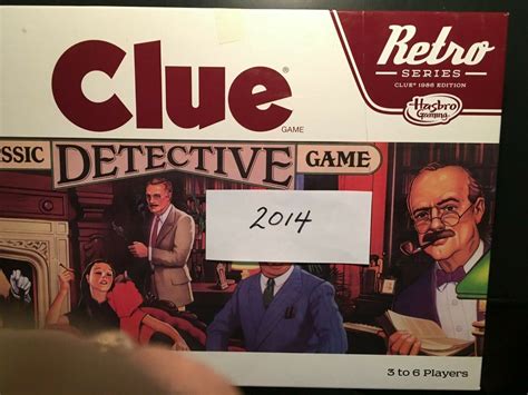 Clue Retro Series Professor Plum Suspect Card 2014 Game Replacement Piece Part Ebay