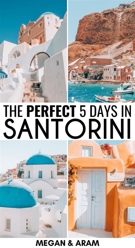 Perfect Santorini Itinerary How To Spend 5 Days In Santorini Greece