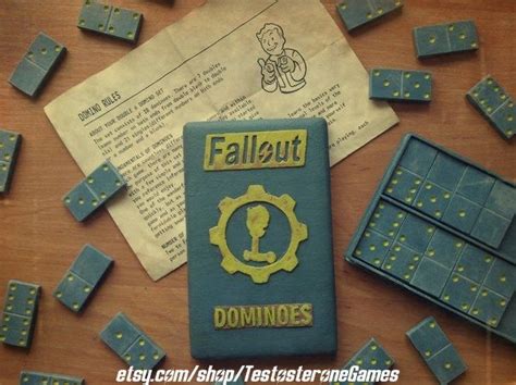 Fallout Vintage Dominoes Fallout Cosplay Fallout Board Game Fallout