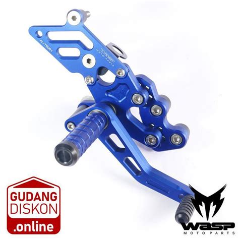 Jual Footstep Underbone Racing Wasp Yamaha Xabre Original Aluminium Cnc