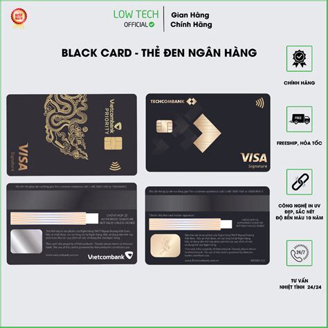 Thẻ Đen Ngân Hàng Thẻ Đen Vietcombank Techcombank Thẻ Đen Nfc