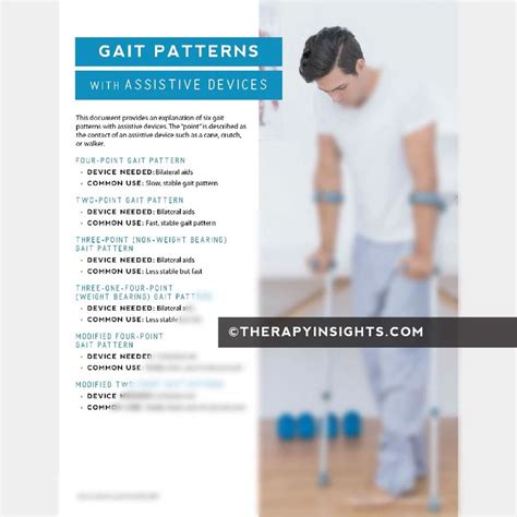 Gait Patterns Assistive Device Weight Bearing Status Study Off