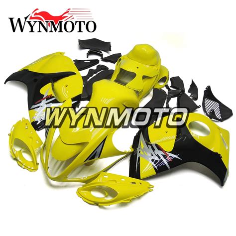 Yellow Black Full ABS Plastic Fairing Kits For Suzuki GSXR1300 Hayabusa