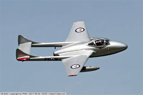 Aircraft Ln Dhz De Havilland F W Emmen Vampire T Dh C N