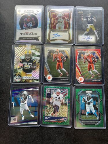 Panini Football Random Card Lot Rookies Parallels Ian Book Auto