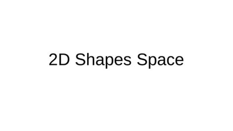 2D Shapes | Teaching Resources