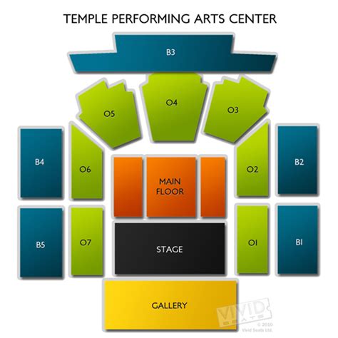 Temple Performing Arts Center Seating Chart The Architect