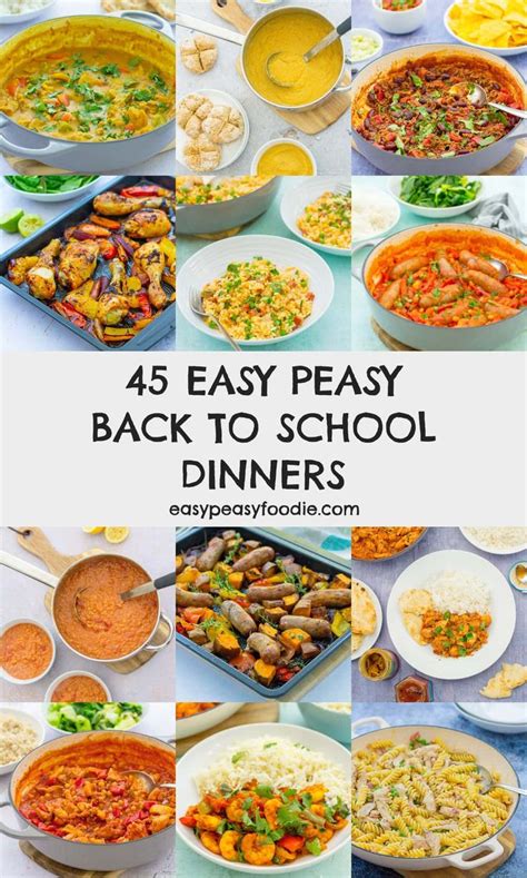 Delicious Back To School Dinner Ideas