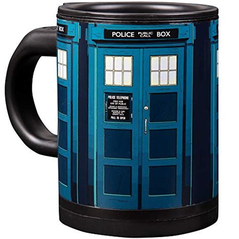 Doctor Who Tardis Self Stirring Travel Coffee Mug Automatic Self