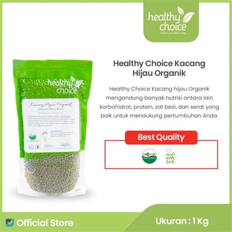 Healthy Choice Kacang Hijau Organik 1 Kg Lazada Indonesia