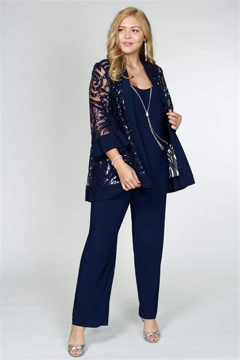 Plus Size Pant Suits Are In Fashion These Days At The Dress Outlet We