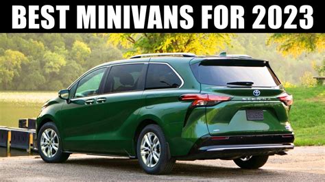 Top 4 Best Minivans For 2023 YOU MUST SEE YouTube