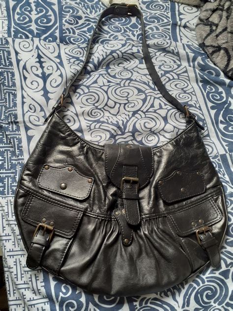 Bolsa Zara De Ombro 100 Couro Cor Preta Bolsa De Ombro Feminina Zara