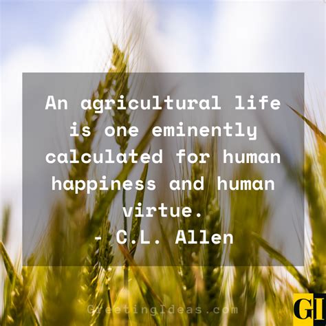 Best And Inspirational Agriculture Quotes And Sayings