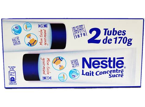 Découvrez Nestlé Lait concentré sucré 2x170g Le Petit Depot