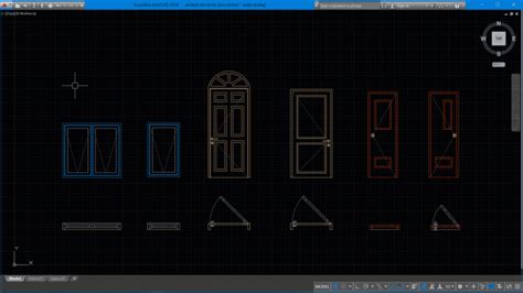 Desain Pintu Autocad Desain Ruangan