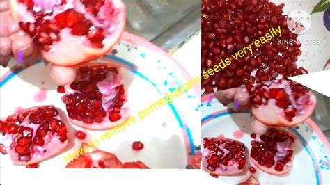 How To Remove Pomegranate Seeds Very Easily Lets See Dream