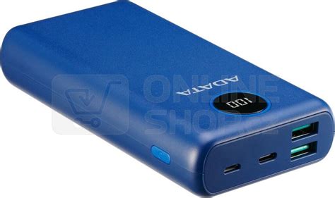 ADATA P20000QCD Power Bank 20000mAh modrá AP20000QCD DGT CDB