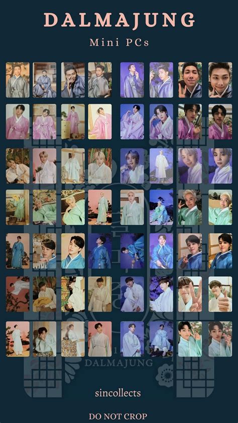 BTS Jungkook Dalmajung 2021 Mini Photocard FULL SET Ayanawebzine