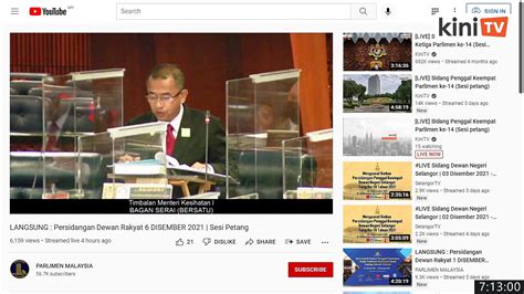 LIVE Sidang Penggal Keempat Parlimen Ke 14 Sesi Petang Video