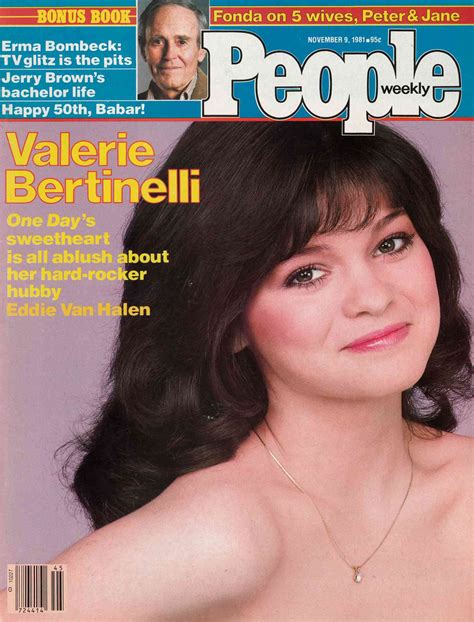 Valerie Bertinelli Was A Fresh Faced 21 Year Old On First People Cover