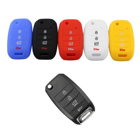 Silicone Car Buttons Remote Flip Key Case Shell Cover Case Fob For