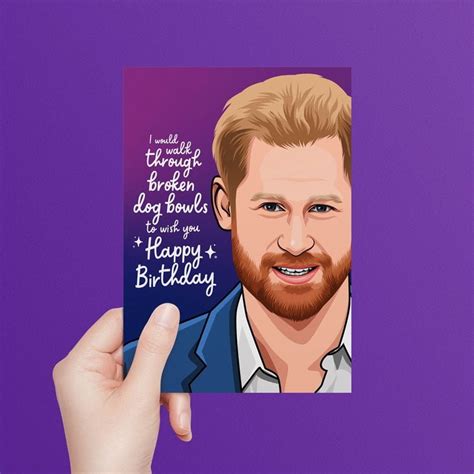 Prince Harry Birthday Card | Funny Birthday Card - All Things Banter