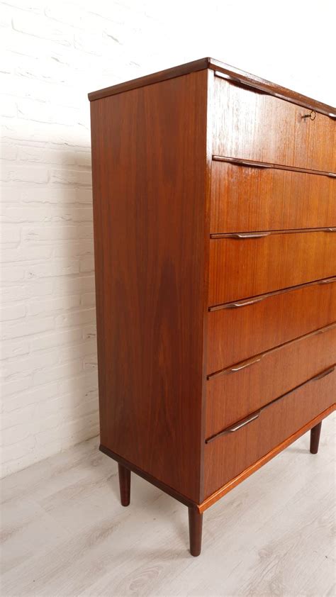 Vintage Ladekast Teak Deens Scandinavisch Design S Online