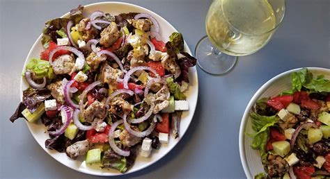 Souvlaki Salad | Med Asian Life